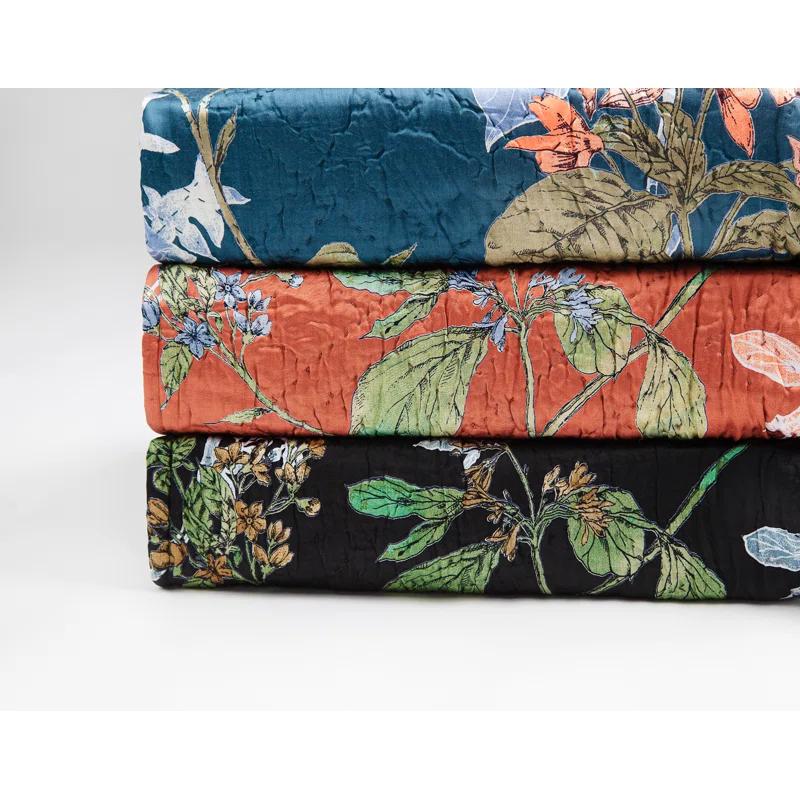 Amity Home Fitzgerald Cotton Blend Quilted Floral Quilt