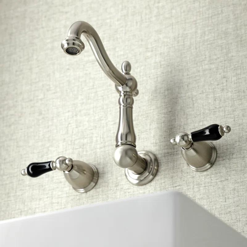 Kingston Brass Duchess Two-Handle Wall Mount Bathroom Faucet