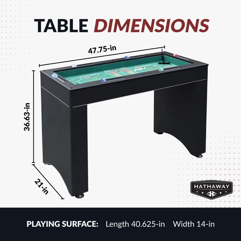Hathaway Games 48" Monte Carlo Poker Table
