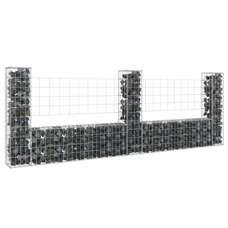 VidaXL Silver Metal Fence Panel