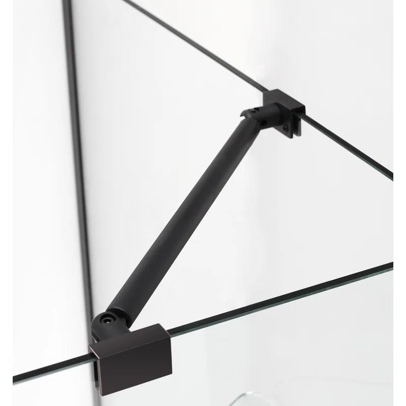 Bromley Semi-frameless Rectangle Hinged Shower Enclosure