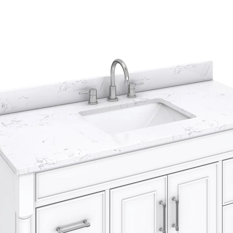 Avanity Bristol 48" Free Standing Single Bathroom Vanity with Engineered Stone Top