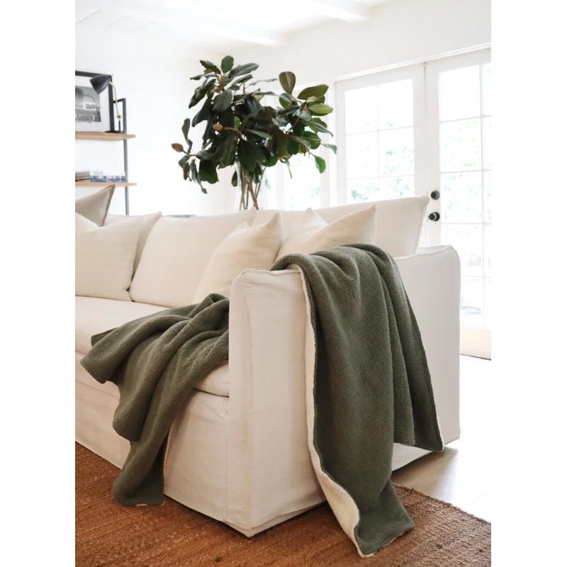 Humboldt Throw by Pom Pom at Home - Moss