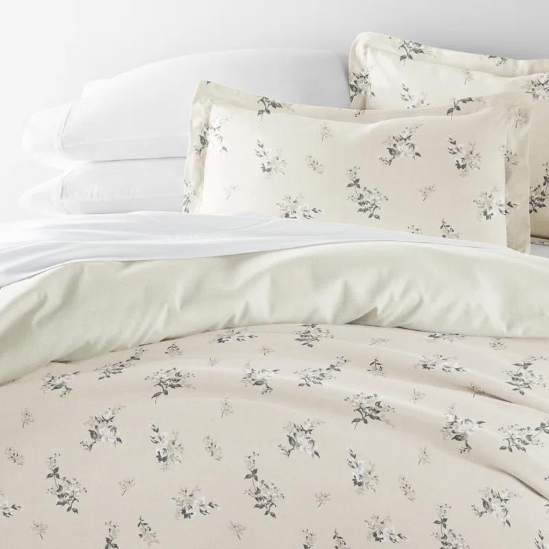 Becky Cameron Patterned Ultra Soft 3 Piece Duvet Cover Set - Serenity