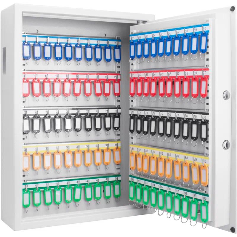 Barska 100 KEYS KEYPAD WALL KEY SAFE WHITE