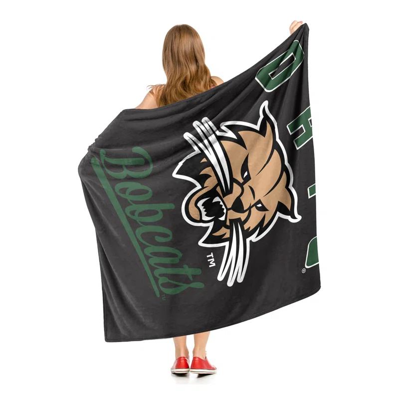 Northwest NCAA Silk Touch Throw Blanket, Ultra-Soft College Sports Fan Accent, 50 x 60 Inches