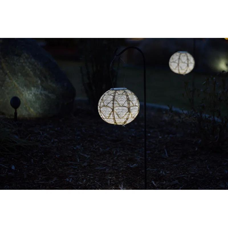 Boho Globe Solar Outdoor Lantern