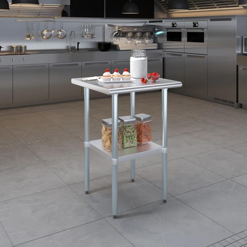 Amgood Stainless Steel Top Workbench