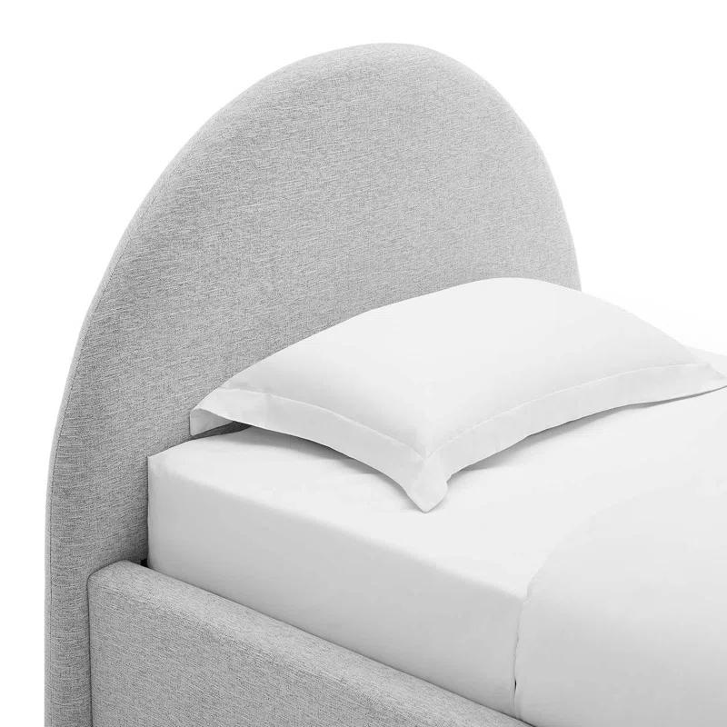Modway Resort Performance Velvet Arched Round Platform Bed