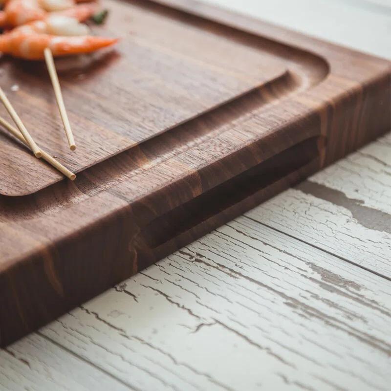 John Boos John Boos Reversible 18" Barbecue Carving Cutting Board w/ Juice Groove, Walnut