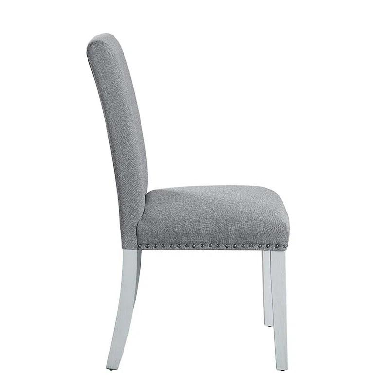 ACME Furniture Linen Upholstered Side Chair