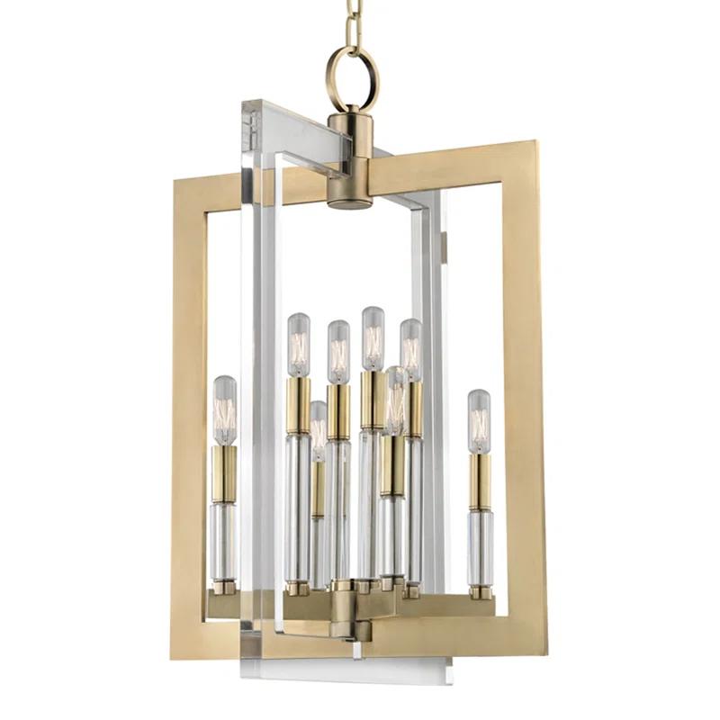 Hudson Valley Lighting Wellington 8 - Light Dimmable Geometric Chandelier