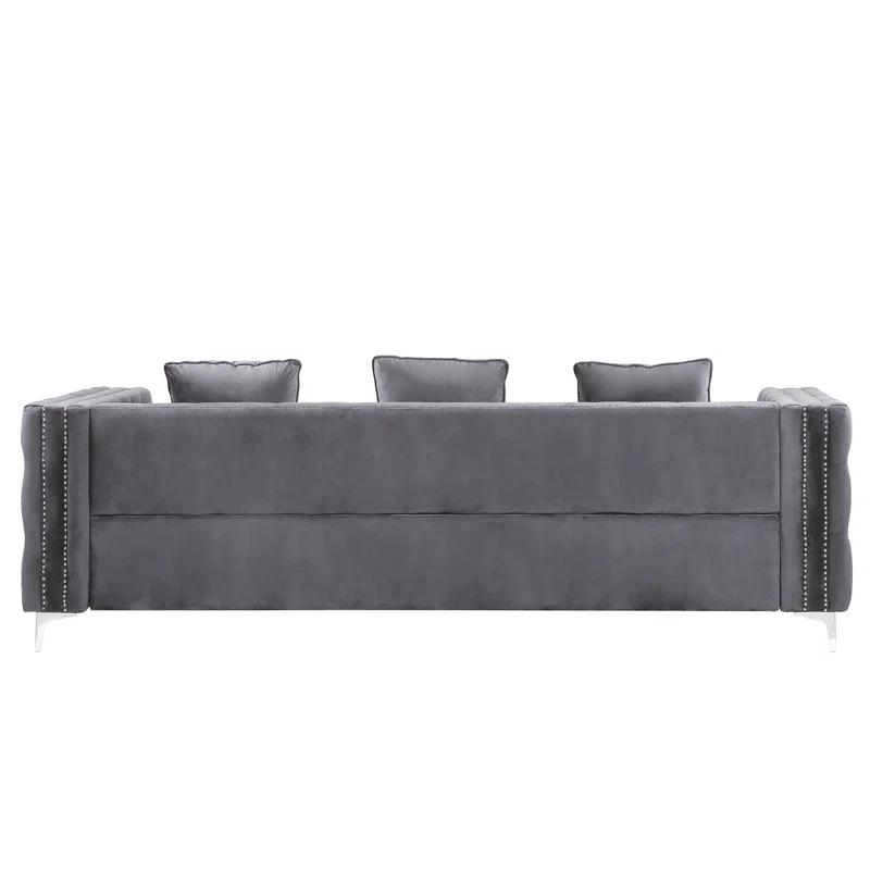Orren Ellis 103'' Velvet Sofa