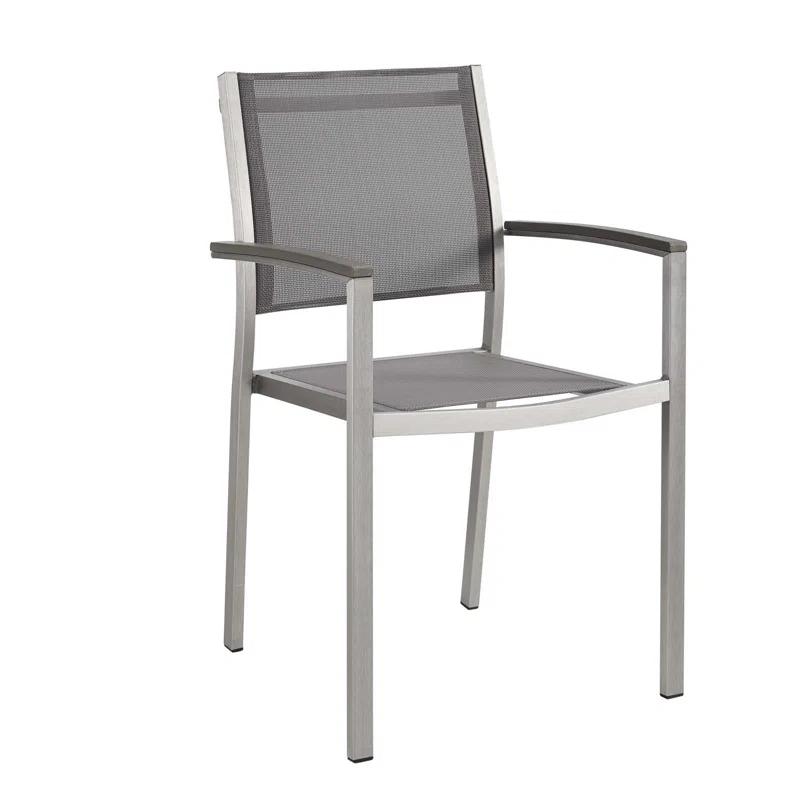 Modway Shore Dining Chair Outdoor Patio Aluminum (Set of 2)