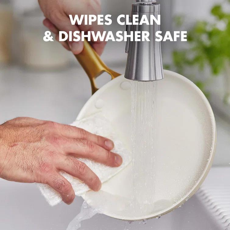 GreenPan ™ Reserve Taupe 2-Piece 10" and 12" Ceramic Non-Stick Fry Pan Set