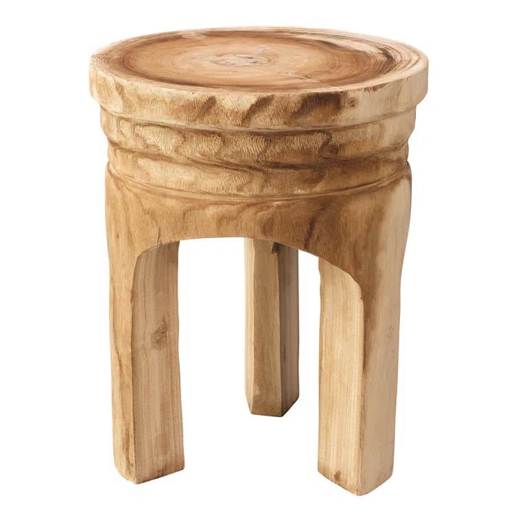 Everdeen Solid Wood Accent Stool
