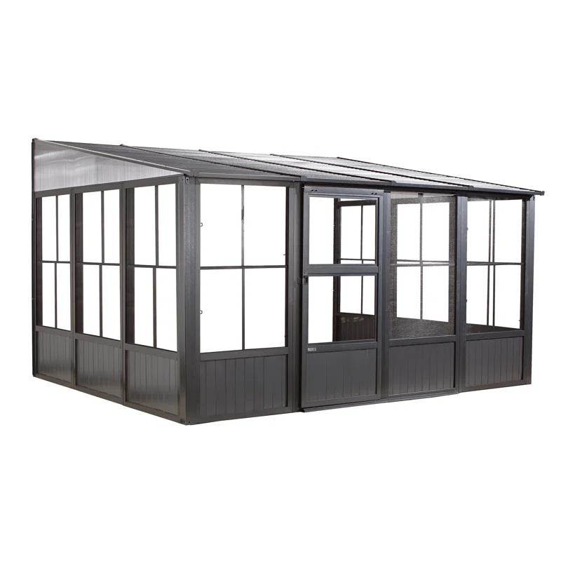 Sojag Sojag Charleston 10 ft. x 13 ft. Wall-Mounted Solarium