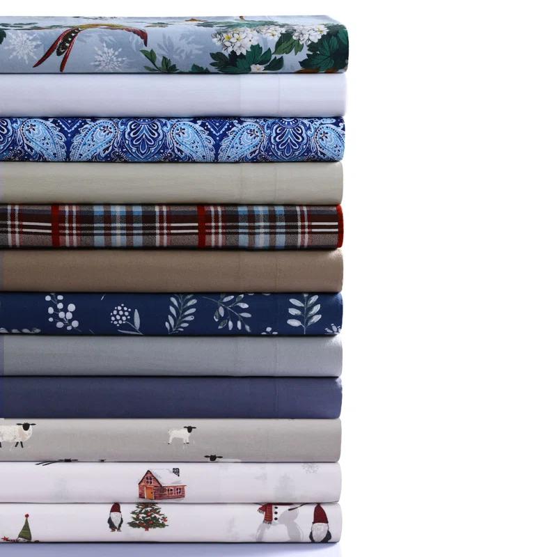 Azores Home Brentwood Flannel Sheet Set
