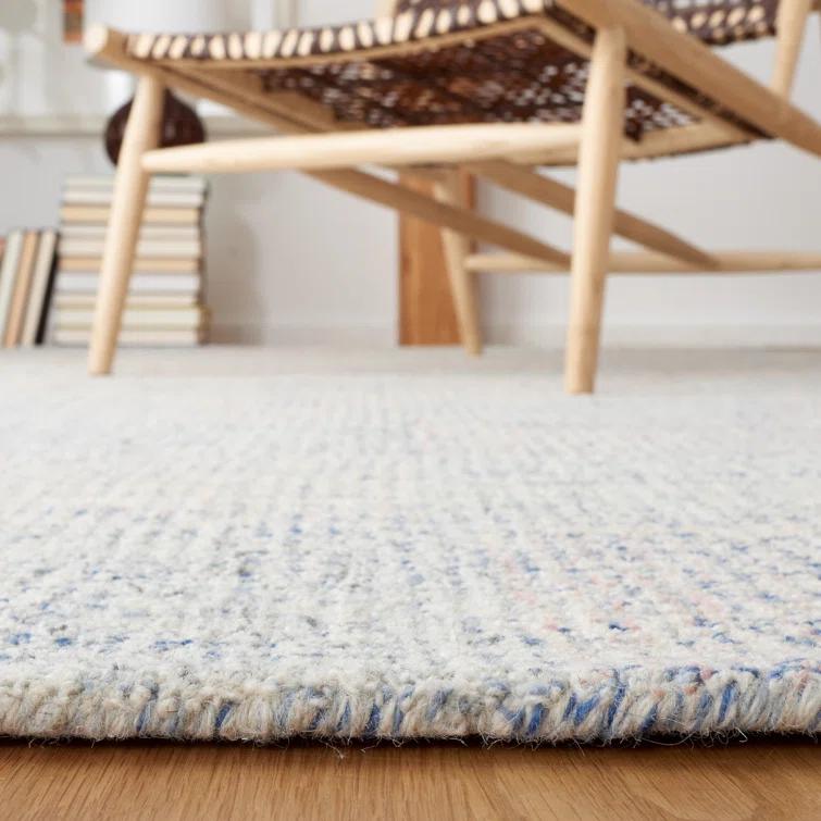 Sand & Stable™ Zachary Handmade Tufted Wool Blue/Ivory Area Rug