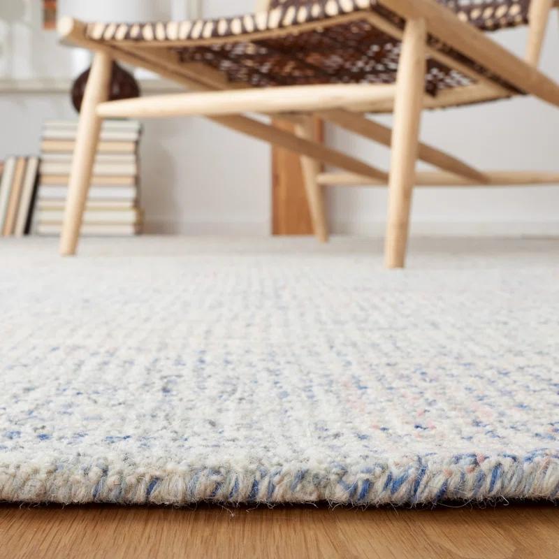 Sand & Stable™ Zachary Handmade Tufted Wool Blue/Ivory Area Rug