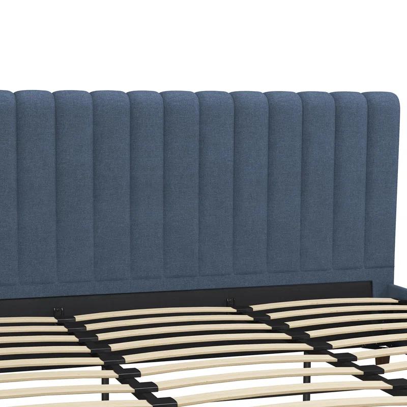 Novogratz Brittany Tufted Upholstered Platform Bed