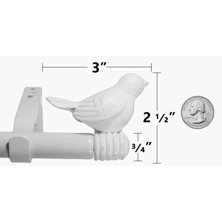 Kelly Clarkson Home Makenna Adjustable Single Curtain Rod