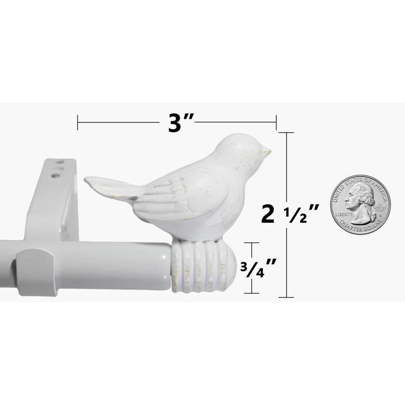 Kelly Clarkson Home Makenna Adjustable Single Curtain Rod