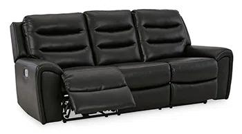Suresh 90'' Faux Leather Power Reclining Sofa