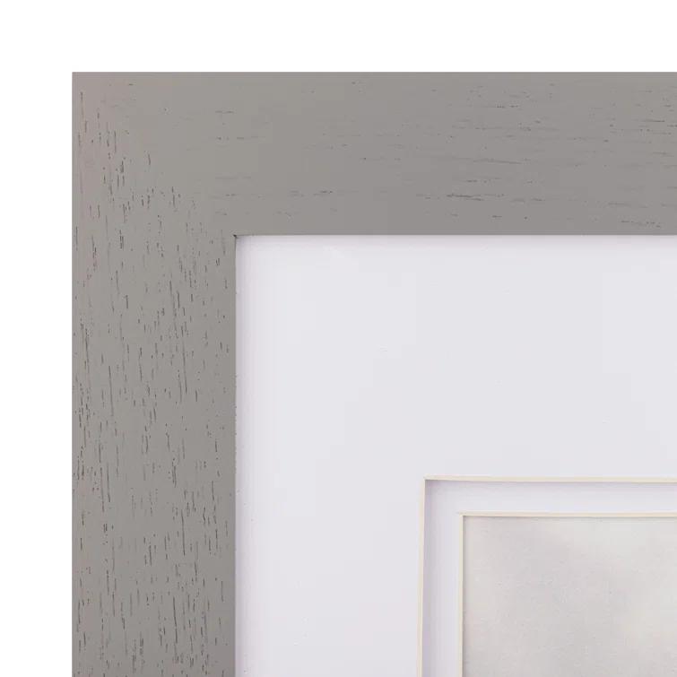Gallery Solutions Gallery Solutions Wall Mount Or Tabletop Double Airfloat  Mat Picture Frame