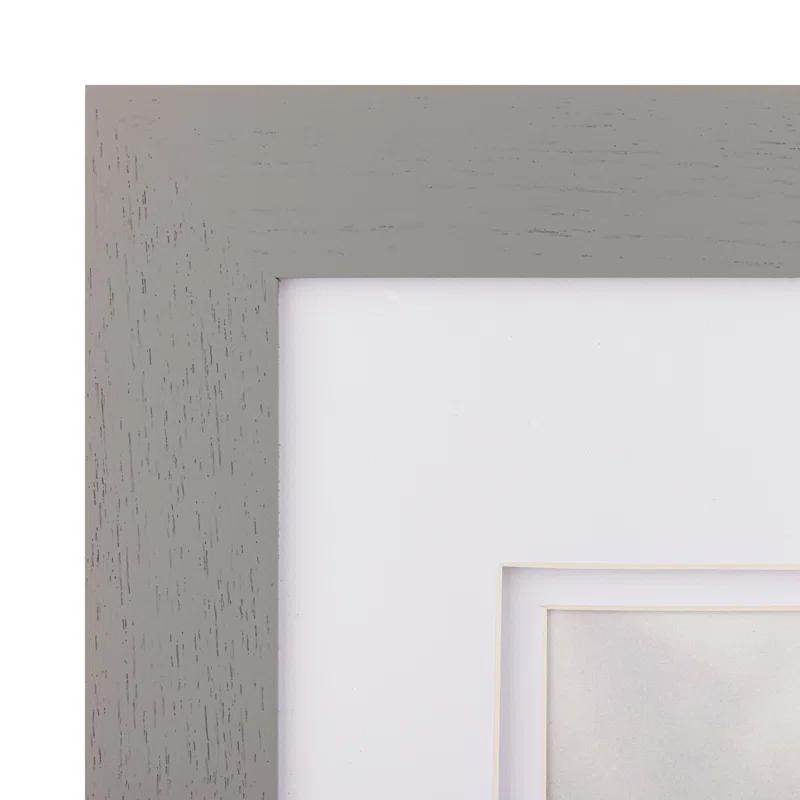 Gallery Solutions Gallery Solutions Wall Mount Or Tabletop Double Airfloat  Mat Picture Frame