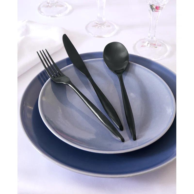 Godinger Silver Art Co Milano 20 Piece 18/10 Stainless Steel Flatware Set, Service for 4