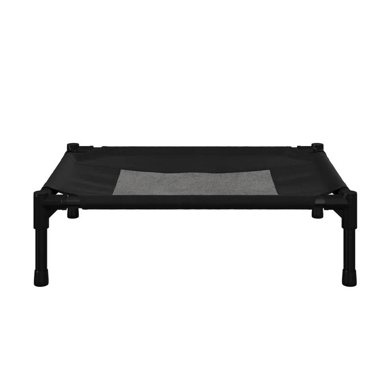 PETMAKER 24.5x18.5-Inch Elevated Dog Bed, Black | Wayfair