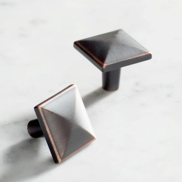 Amerock 1 1/8" Length Square Knob Multipack (Set of 10)