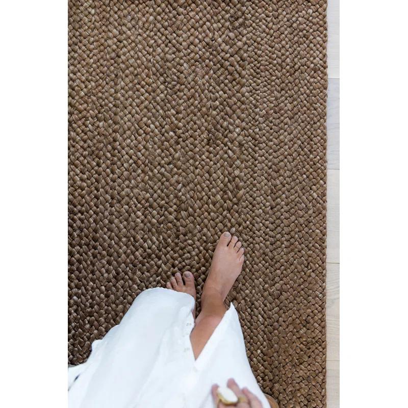 Cassis Handwoven Jute Rug by Pure Salt x Momeni - Walnut / 6' x 9'