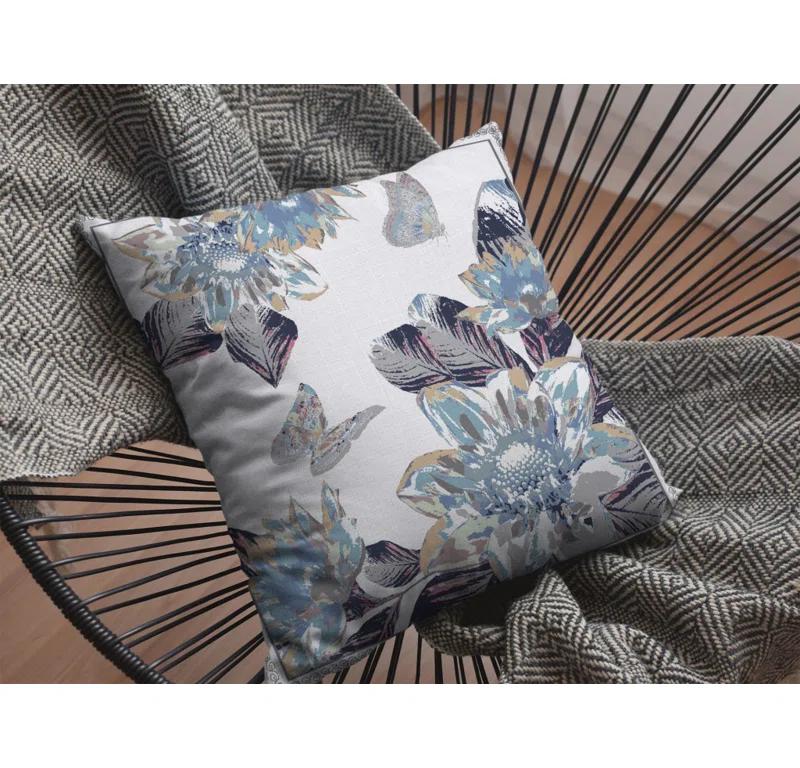 AmritaSen Faux Suede Reversible Throw Pillow