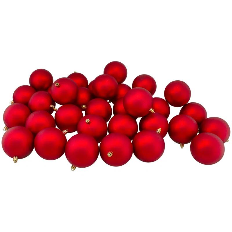 Northlight Seasonal 32ct Shatterproof Christmas Ball Ornaments (Set of 32)
