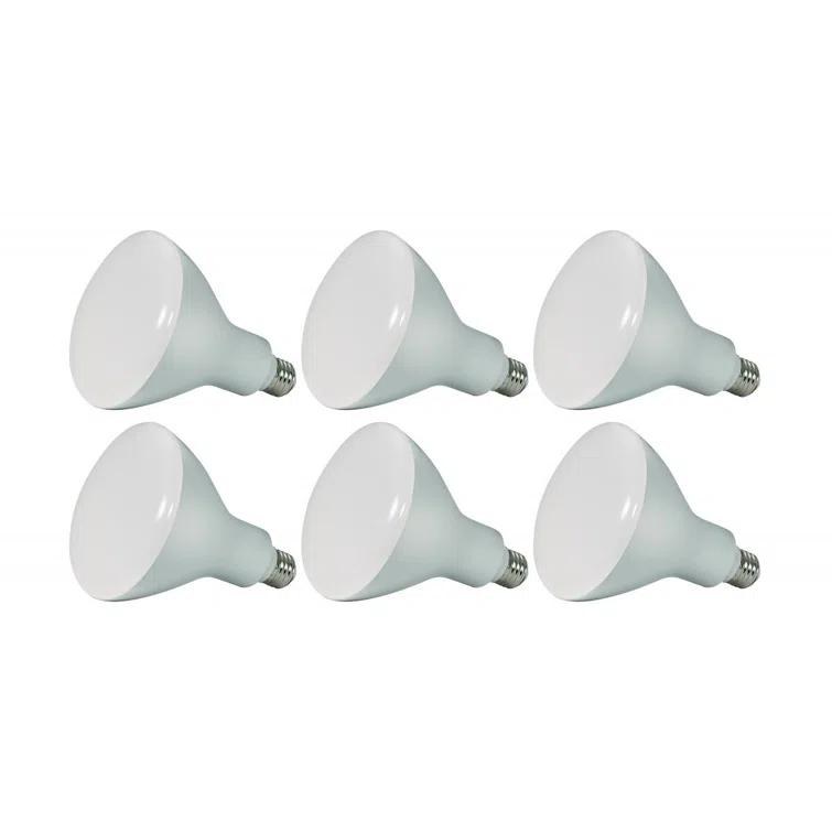 Satco 75 Watt Equivalent BR40 E26/Medium (Standard) Dimmable LED Bulb (Set of 6) S9634