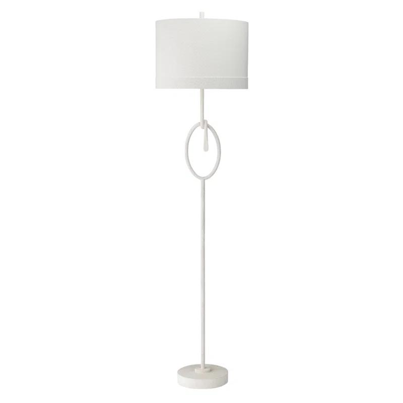 Knot 71'' White Traditional Floor Lamp