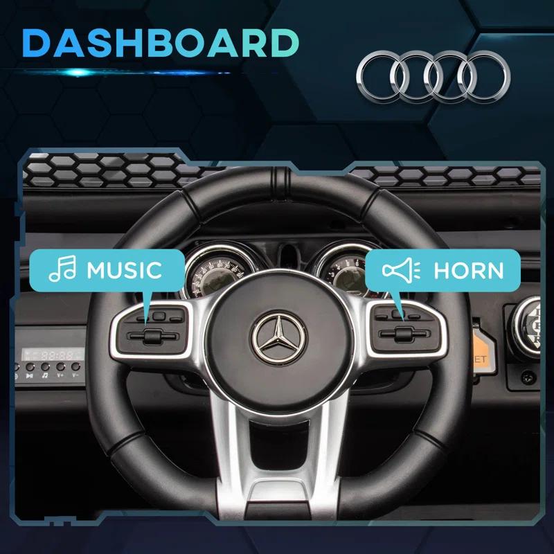 Aosom Aosom 2 Seater All-Terrain Vehicles Battery Powered Ride On with Remote Control