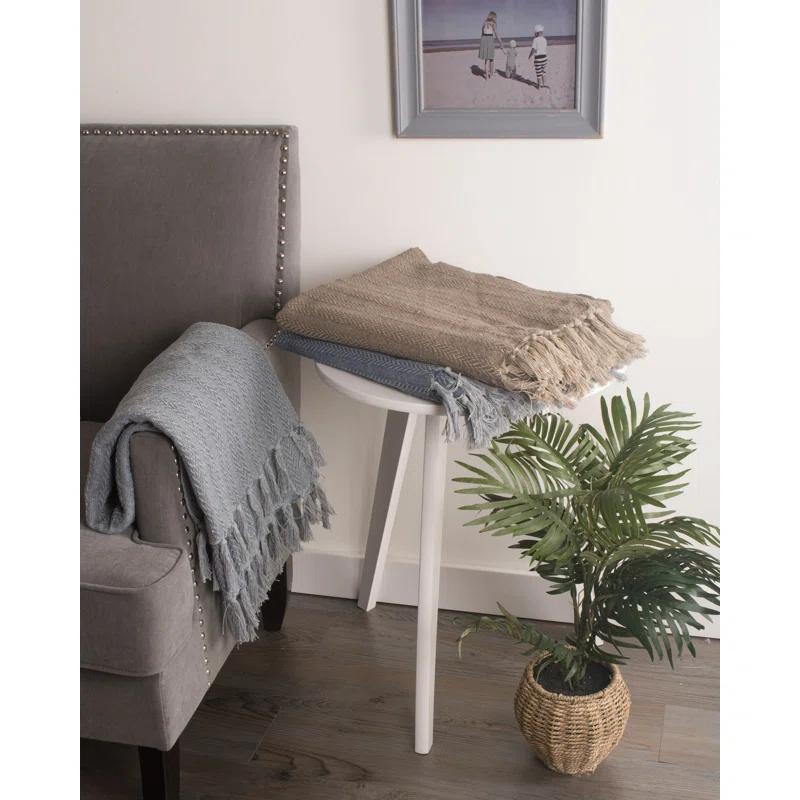 Design Imports Dll Hand Woven Throw Blanket