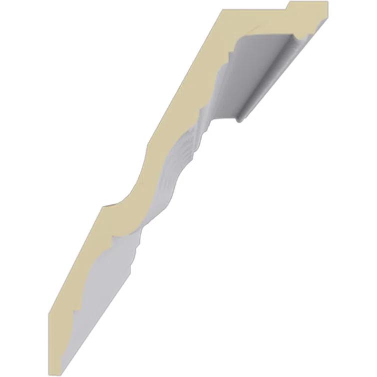 Ekena Millwork 6 7/8"H x 5 1/8"P x 8 5/8"F x 94 1/2"L Tirana Crown Moulding