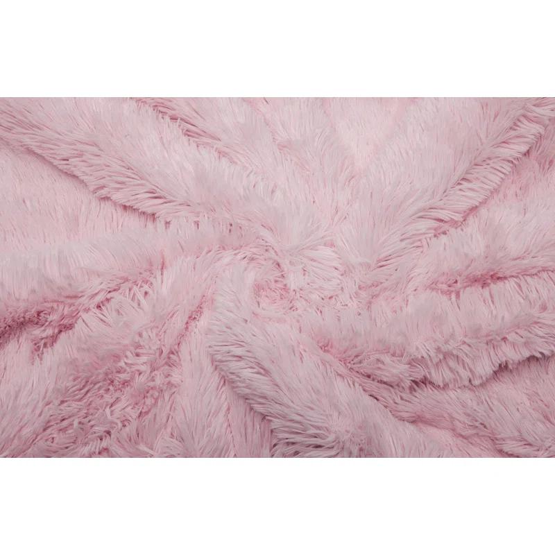 Chanasya Shaggy Shaggy Super Elegent Sherpa Long Fur Throw