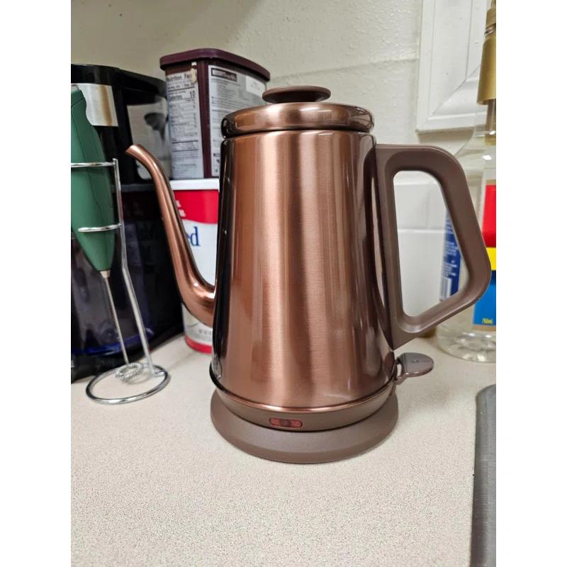 Zolosh Gooseneck Electric Kettle with Thermometer 1L