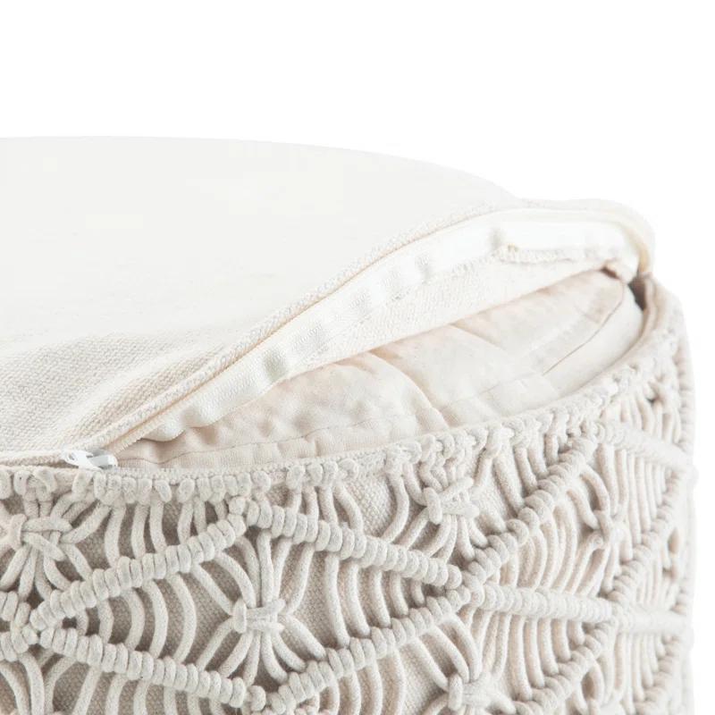 Simpli Home Coates Upholstered Pouf