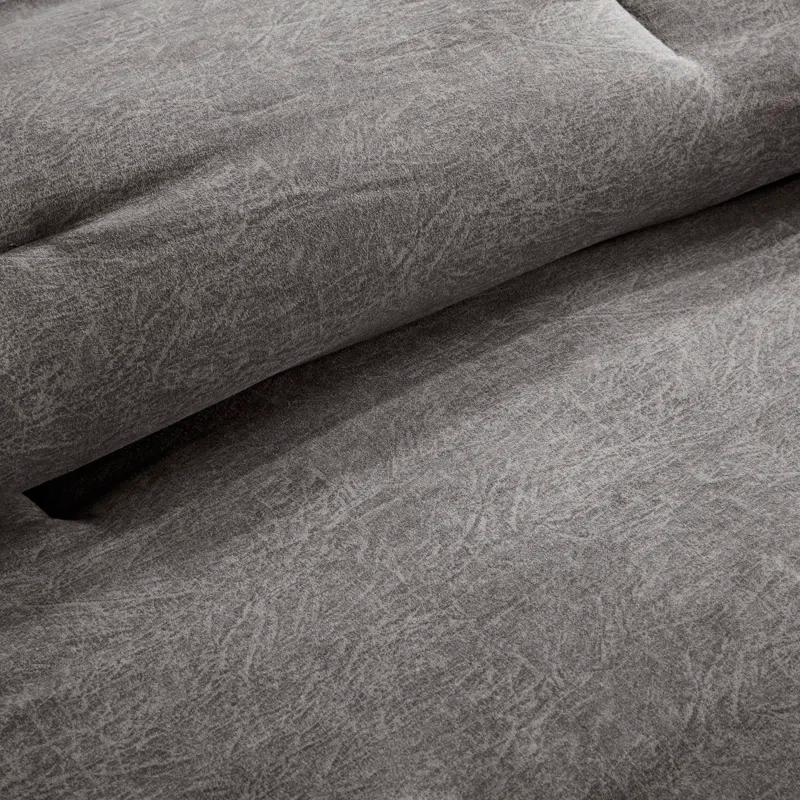 Madison Park Boone 7 Piece Faux Suede Comforter Set