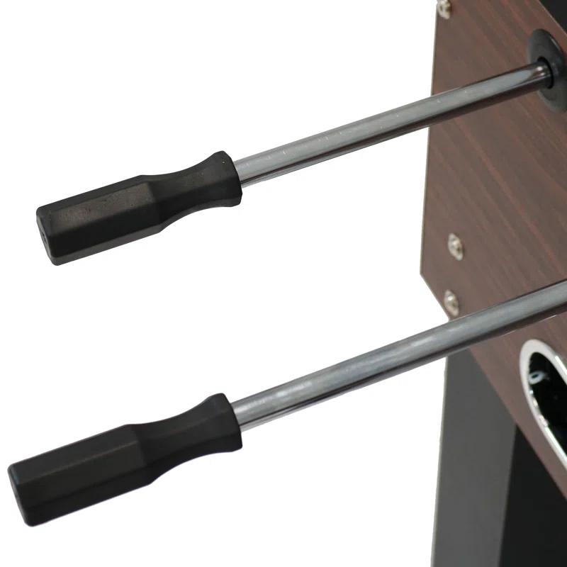 Arlmont & Co. Christopher Arlmont & Co. 55.25'' L Foosball Table with Telescopic Rods