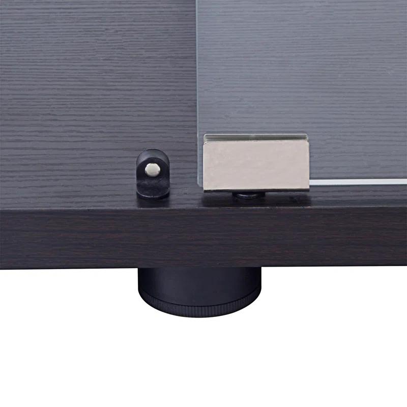 wendeway One Door Glass Cabinet Glass Display Cabinet With 3 Shelves