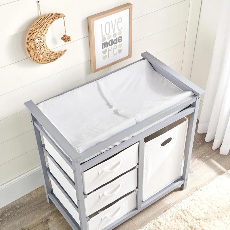 Contoured Changing Pad With Removable Cover  -  32" L x 16" W