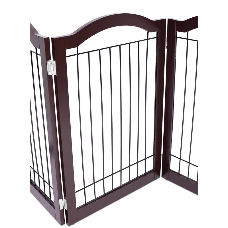 Wood Free Standing Pet Gate