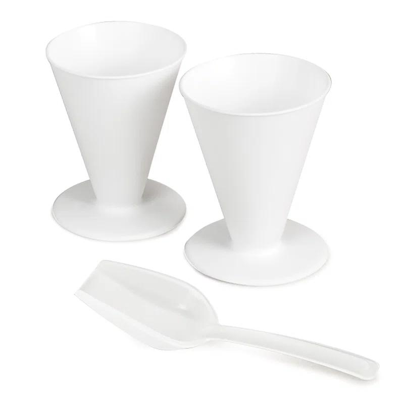 Nostalgia Nostalgia Retro Single Countertop Snow Cone Maker, Includes 1 Reusable Plastic Cup, Stainless Steel Blades